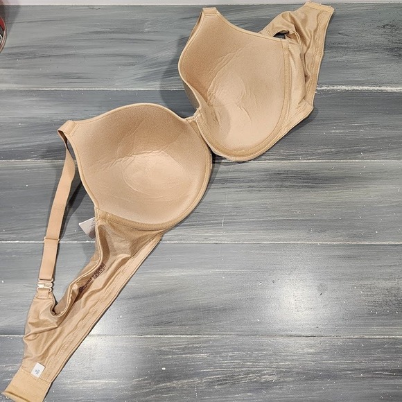 Auden Lightly Lined Full Coverage T-Shirt Bra 46C Underwire Beige The Superstar - Picture 6 of 13